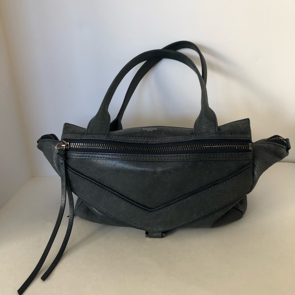 Botkier Navy Blue Medium Trigger Satchel - Picture 7 of 7